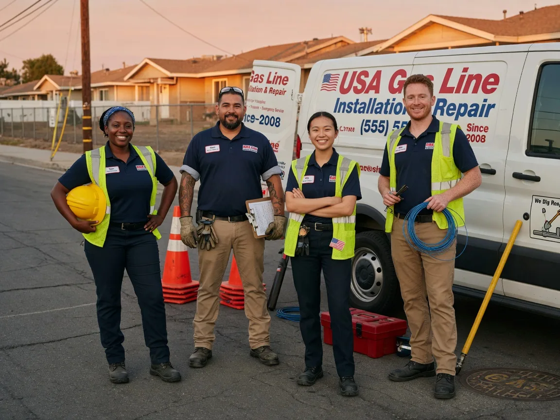 Gas Line Installation company in Gaston, IN